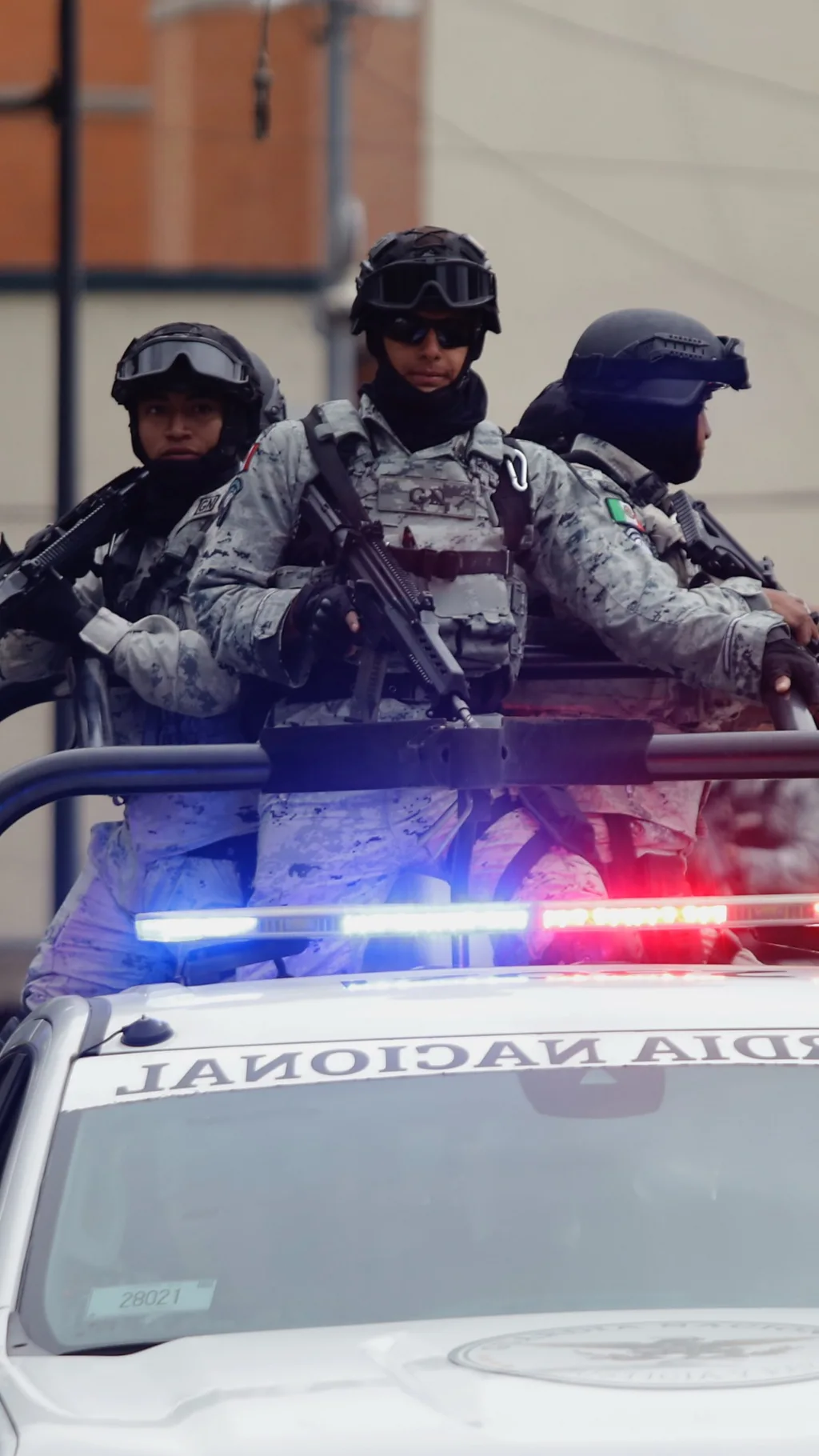 Нацгвардия в Мехико