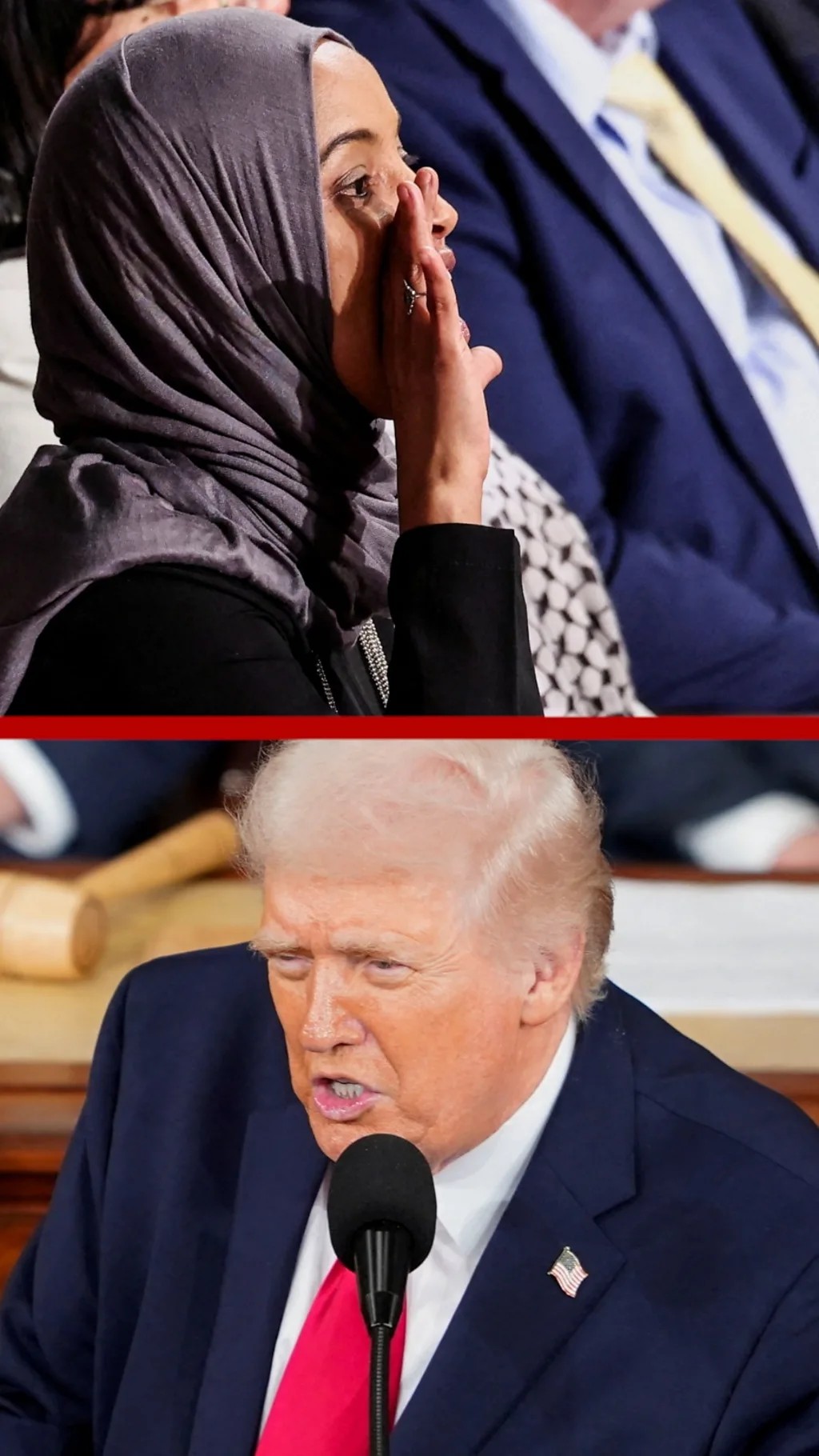 Donald Tramp va musulnon siyosatchi ayol