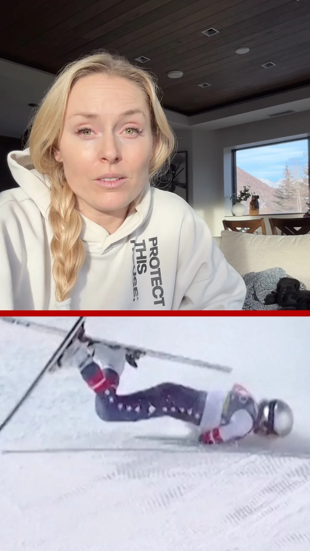 Молодая женщина смотрит в камеру