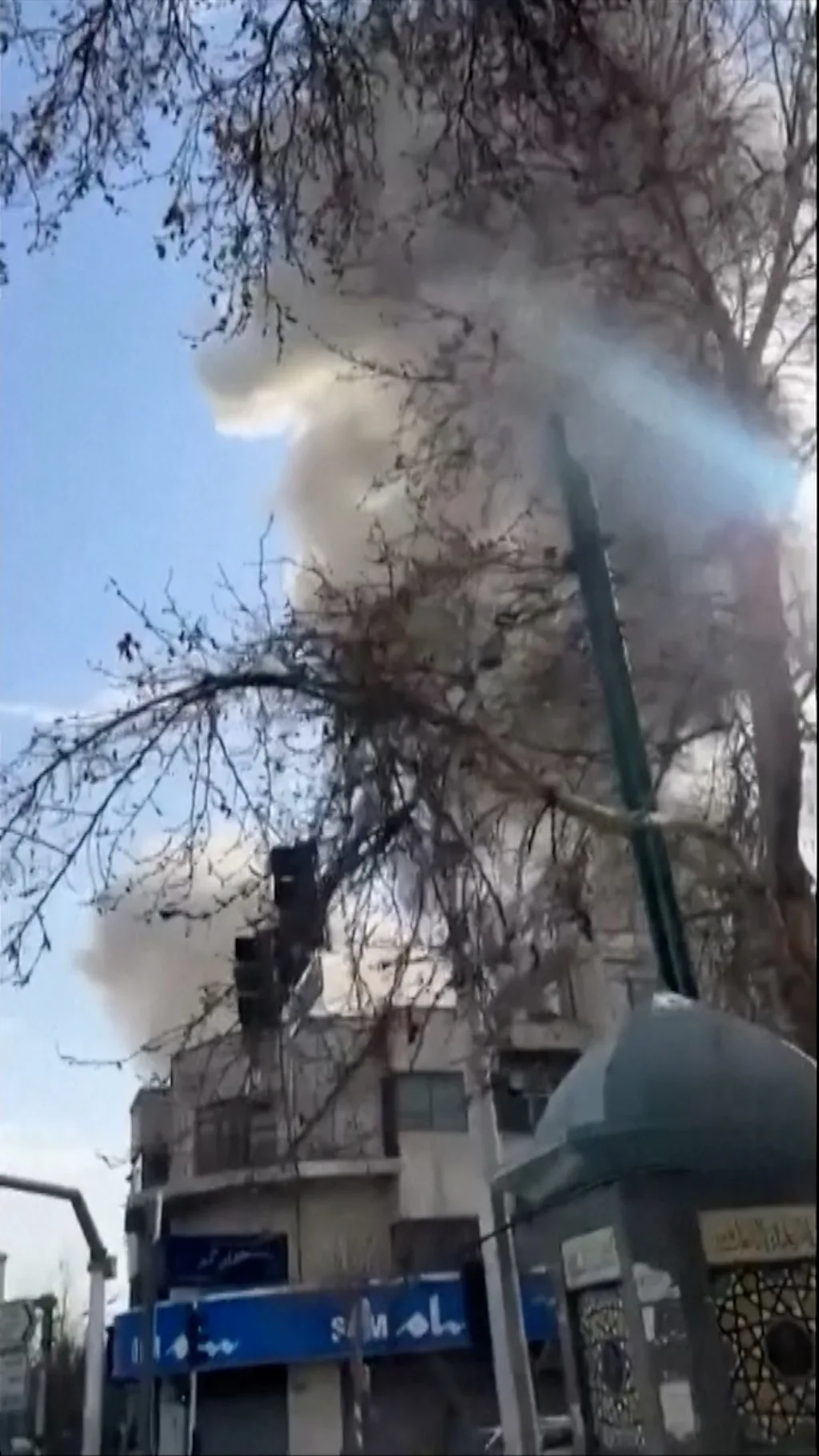 Первые кадры операции Израиля и США против Ирана