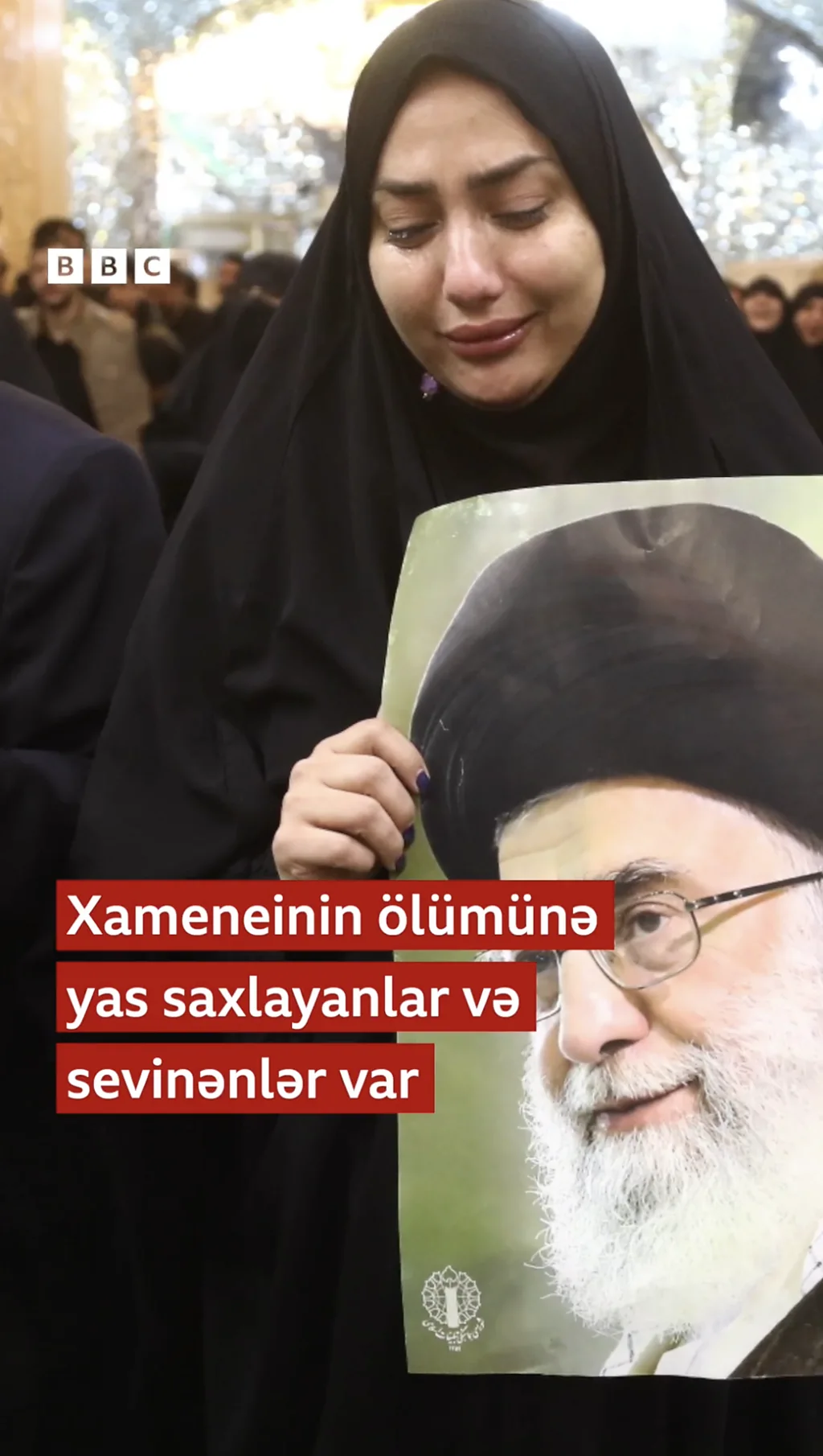 Xameneinin ölümünə yas saxlayanlar və sevinənlər var