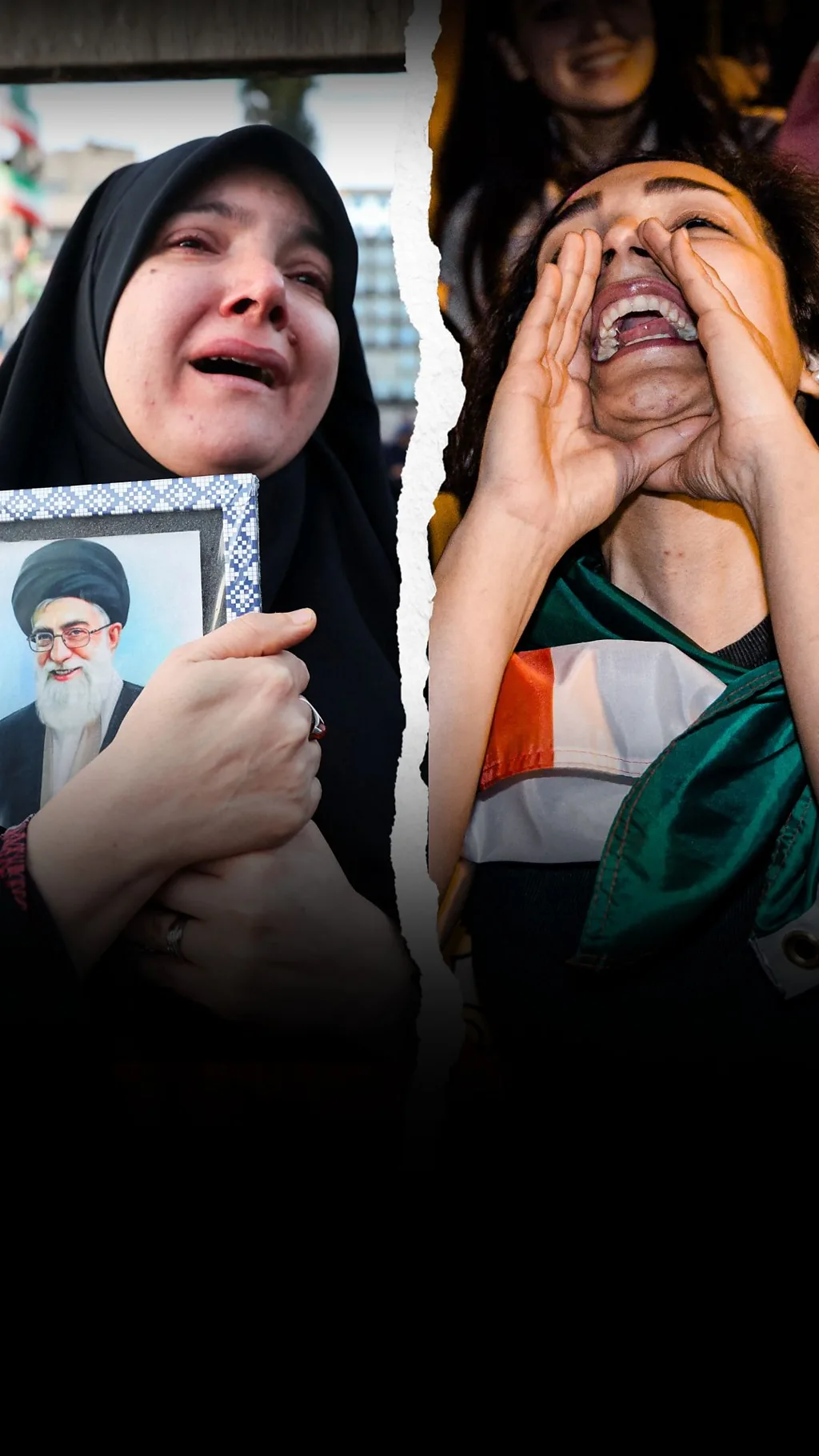 Реакція іранців на загибель Алі Хаменеї