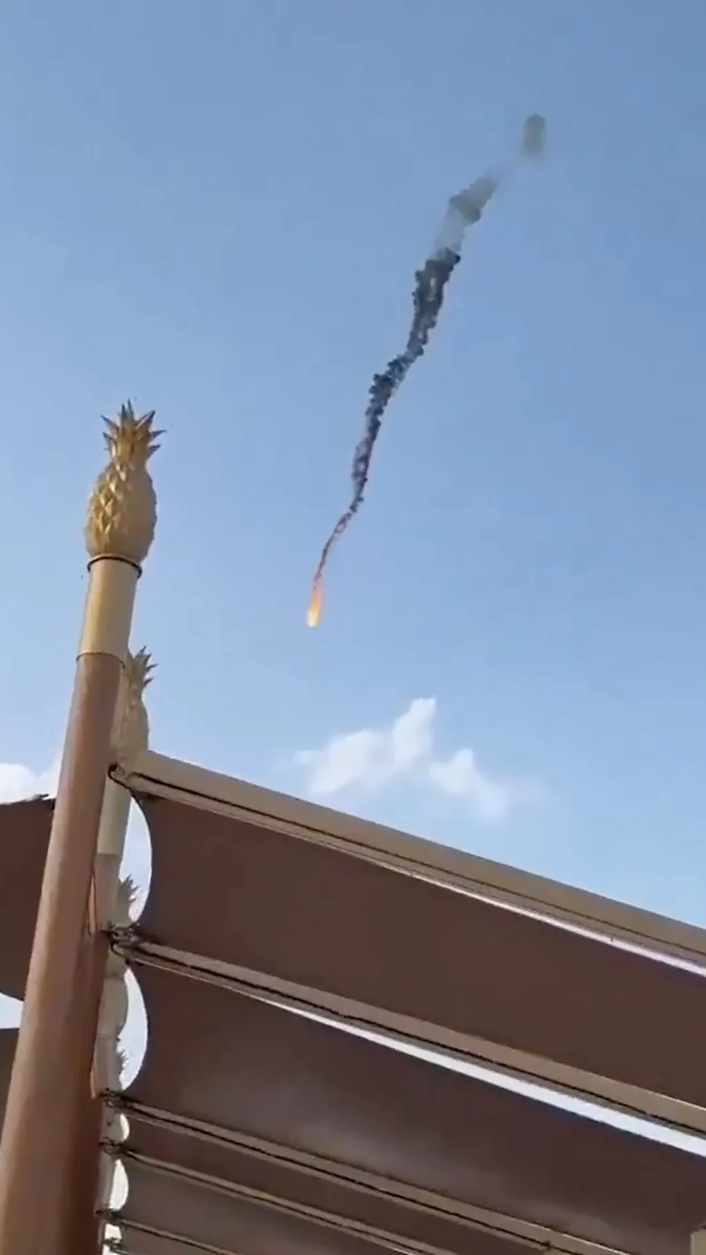 आगोसहितको इरानी ड्रोन कुवेतमा दुर्घटना