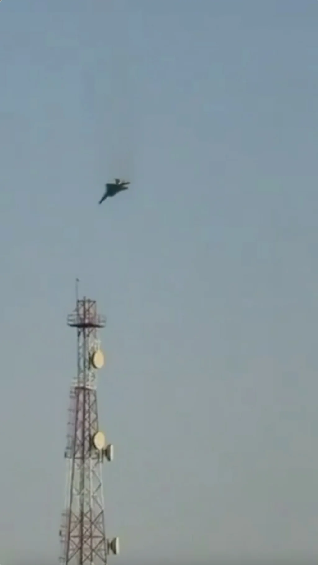 avion pada u blizini tornja u kuvajtu