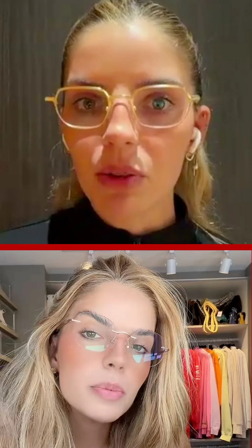 influenserka sa naocarima, selfi