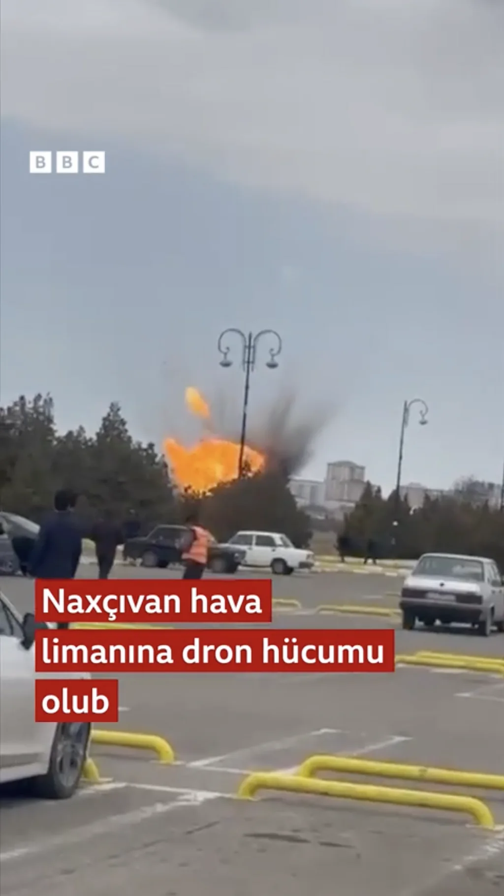 Naxçıvan hava limanına dron hücumu olub