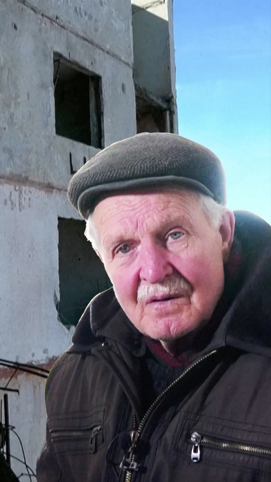 Григорий Глалыш, житель разрушенной многоэтажки в Харькове