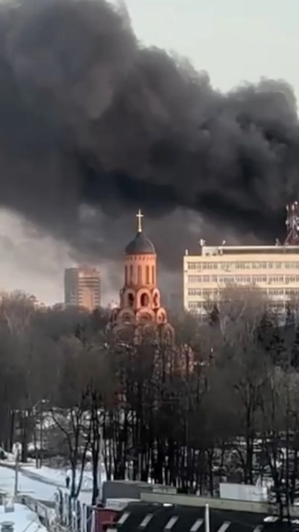 дым над городом