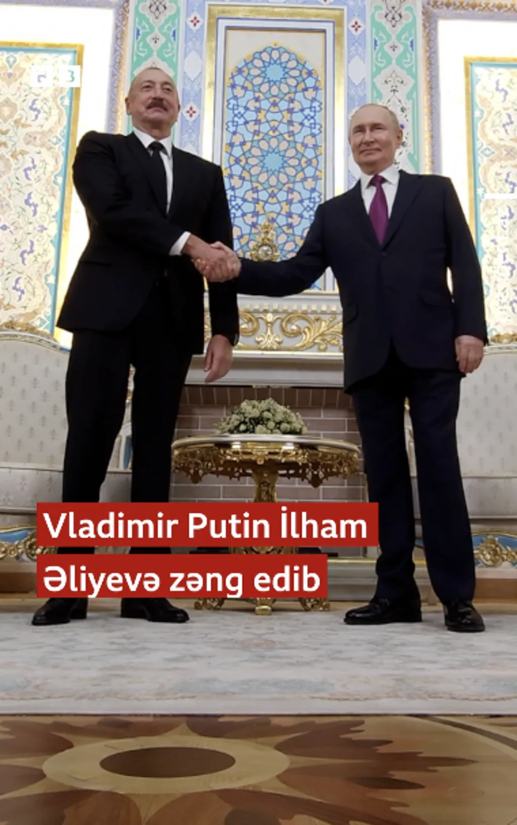 Vladimir Putin İlham Əliyevə zəng edib