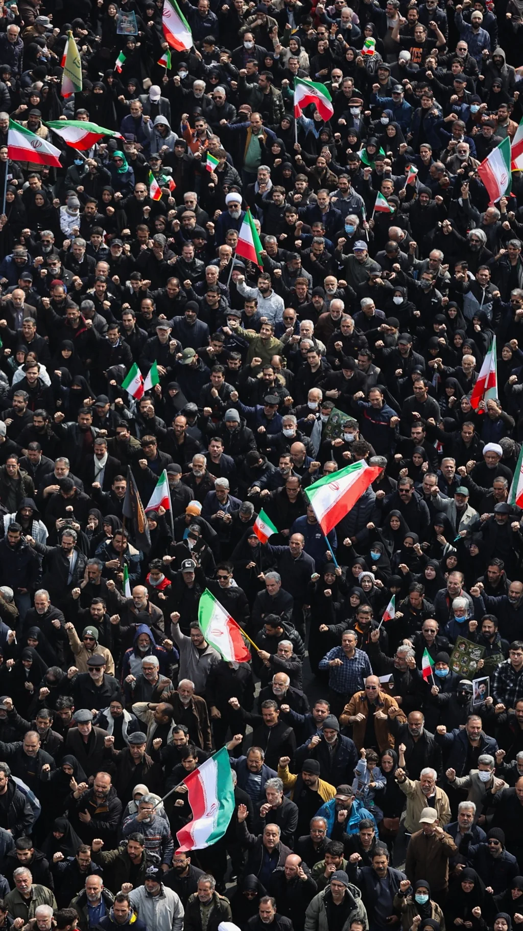 Похороны высокопоставленных военных в Иране