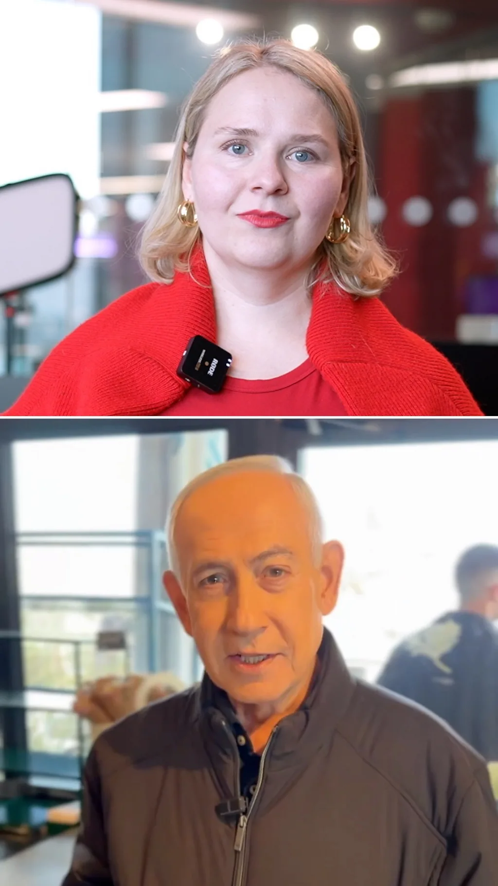 Мария Евстафьева и Биньямин Нетаньяху