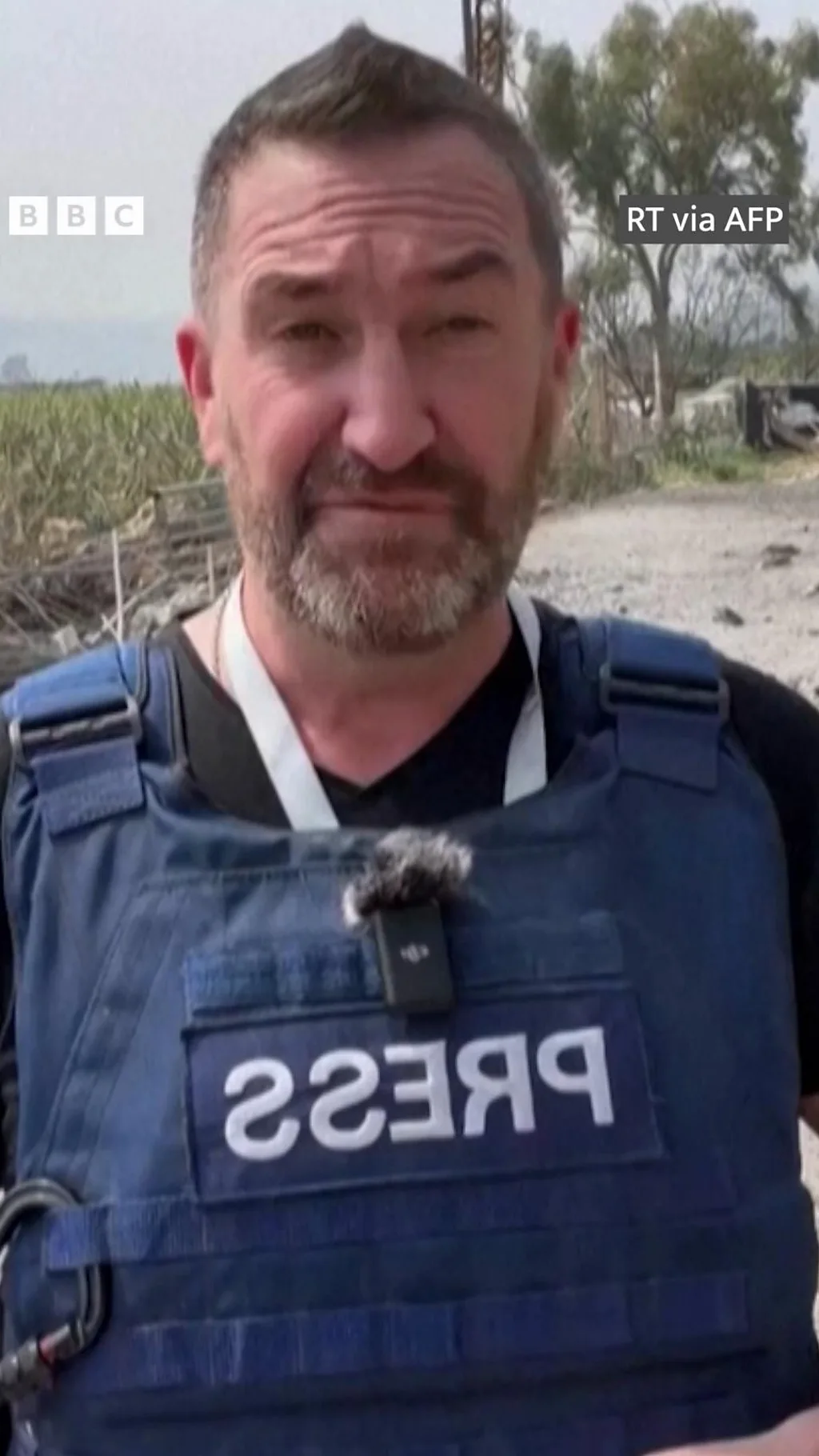 લાઇવ રિપોર્ટિંગ દરમિયાન જ મિસાઇલ આવી, રિપોર્ટરનું શું થયું?