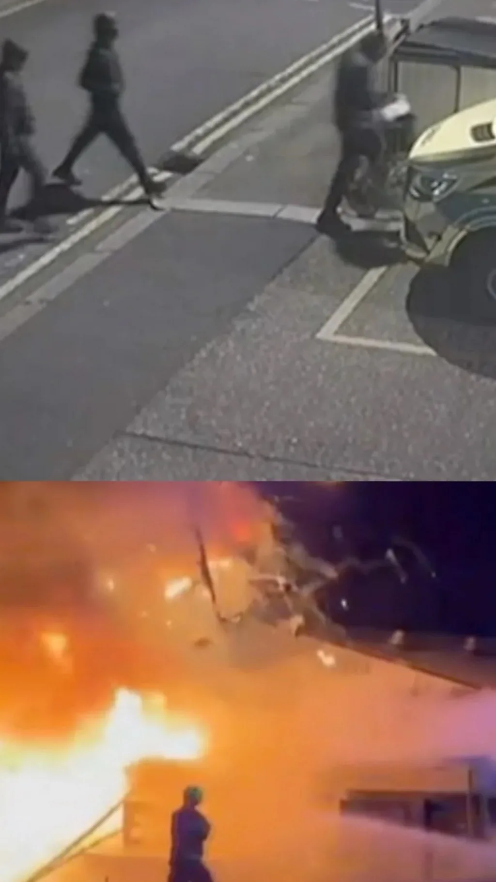 लन्डनमा यहुदी परोपकारी संस्थाका एम्बुलेन्समा आगजनी