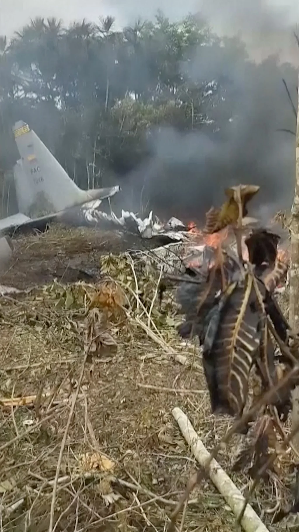 Крушение самолета в Колумбии