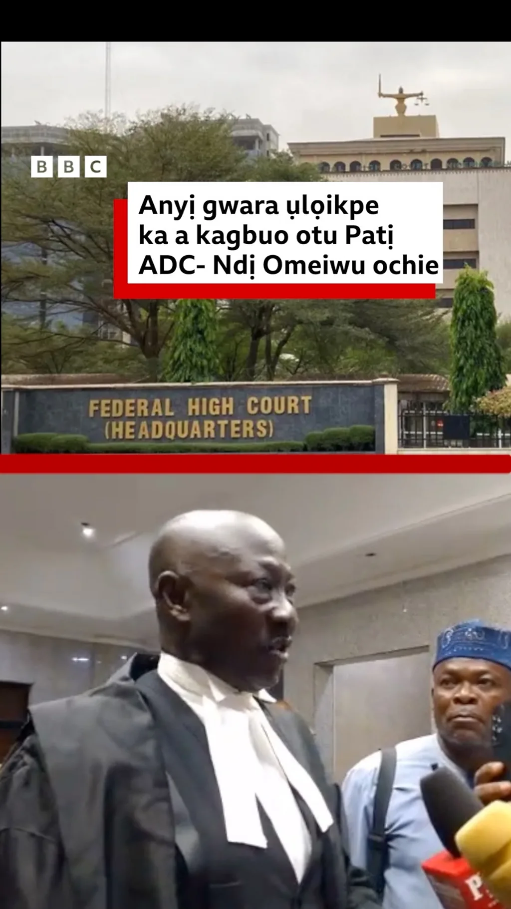 Anyị gwara ụlọikpe ka a kagbuo otu Patị ADC - Ndị Omeiwu ochie