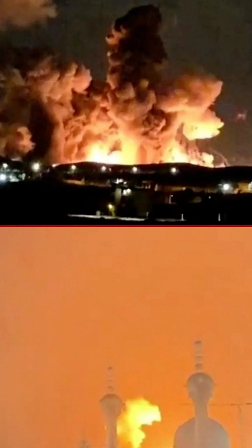 ईरान के इस्फ़हान शहर में हुआ बड़ा विस्फोट