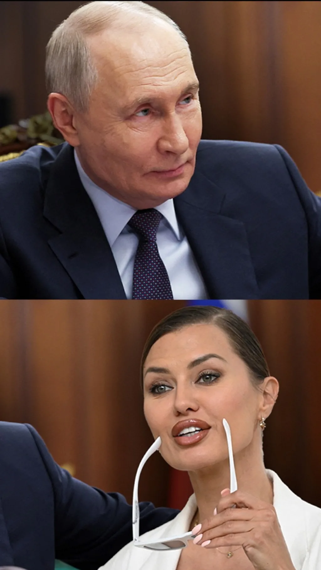 Виктория Боня и Владимир Путин