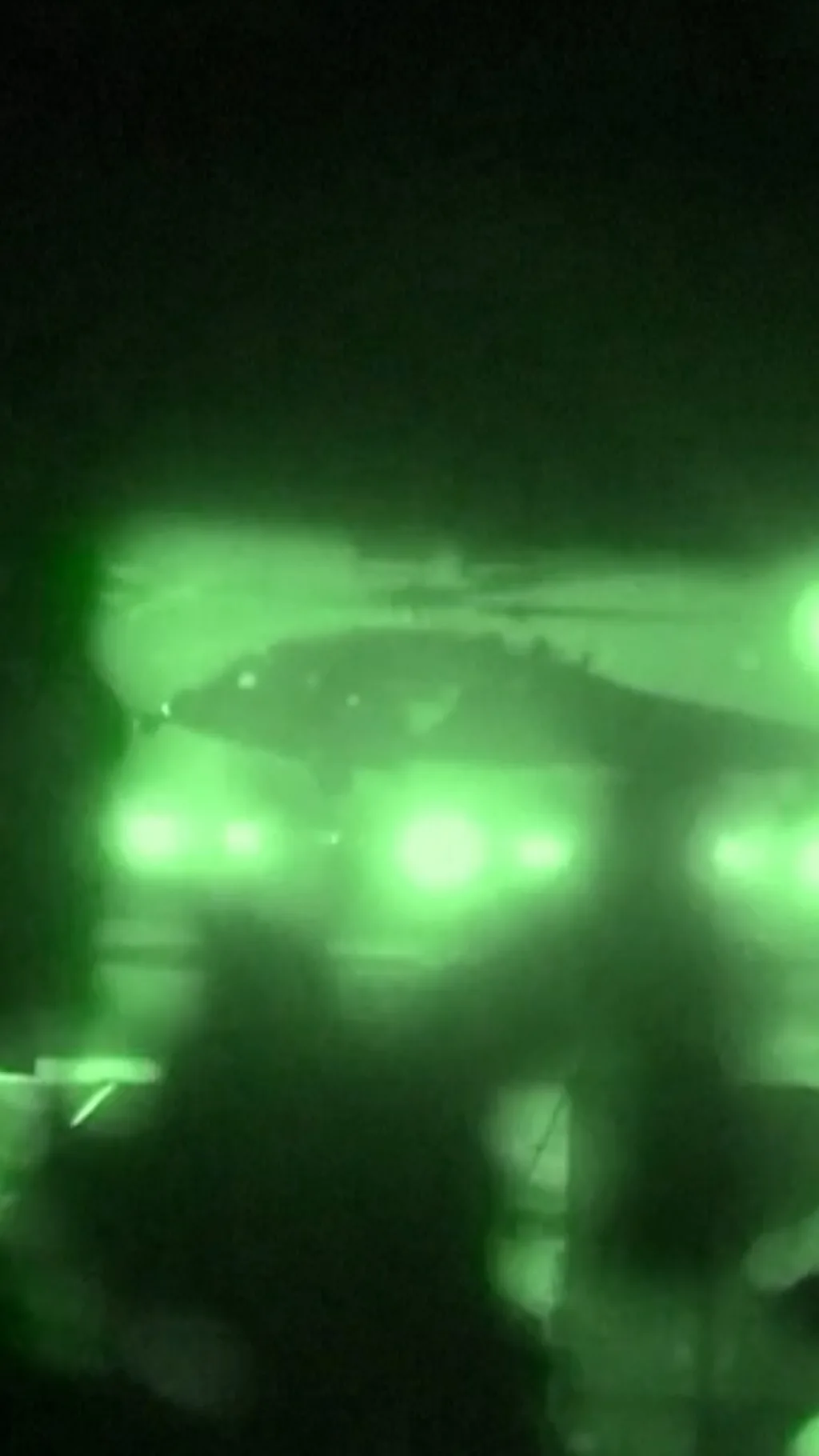 ночные кадры вертолета