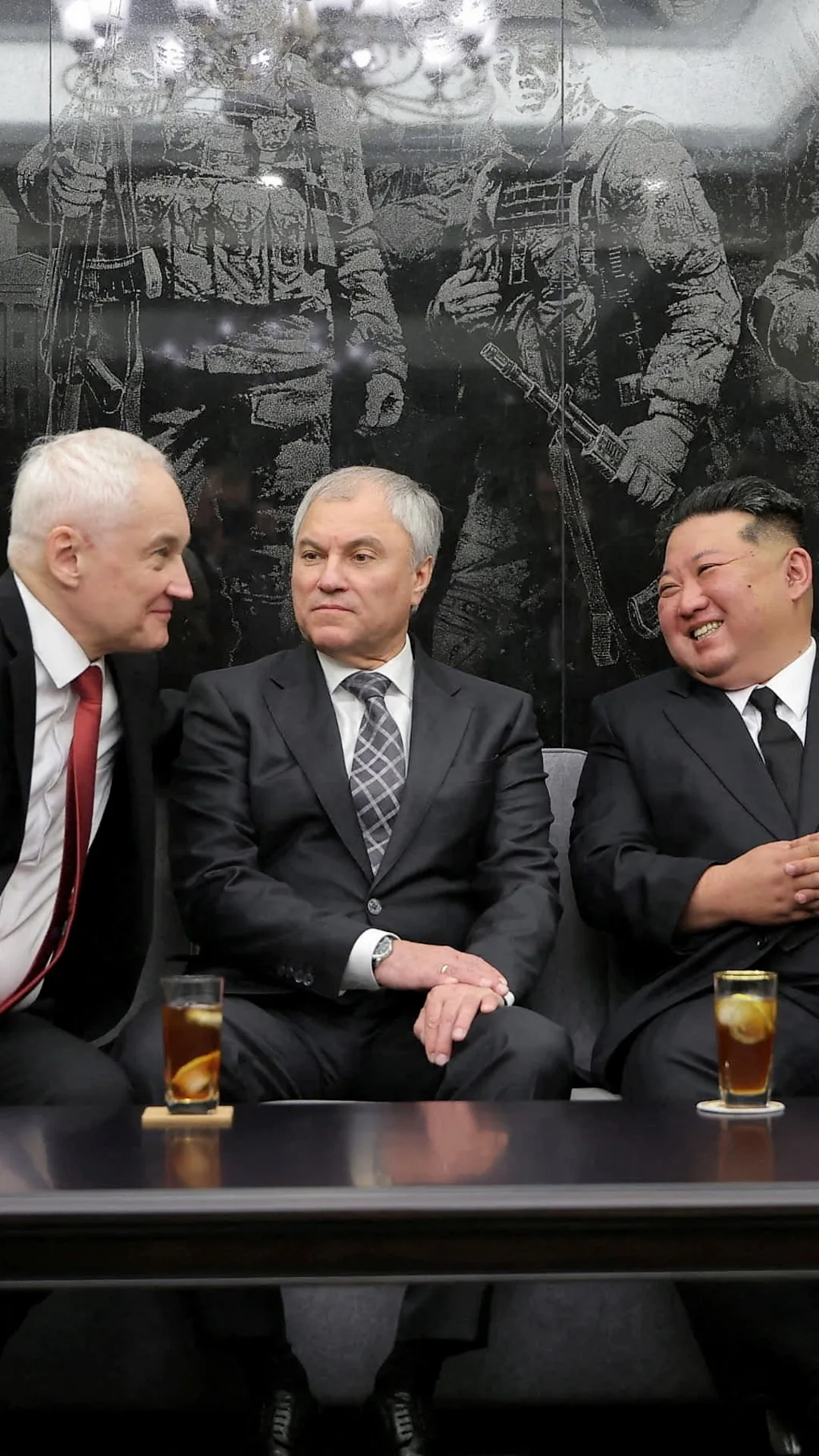 Андрей Белоусов, Ким Чен Ын, Вячеслав Володин