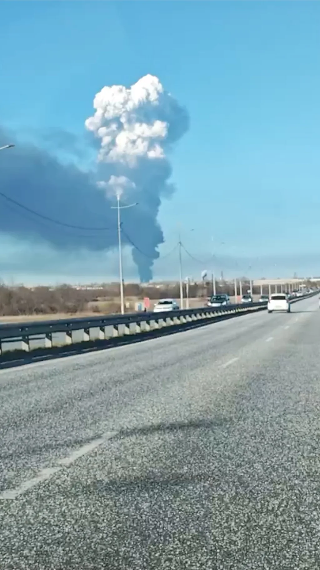 Столп дыма в Перми