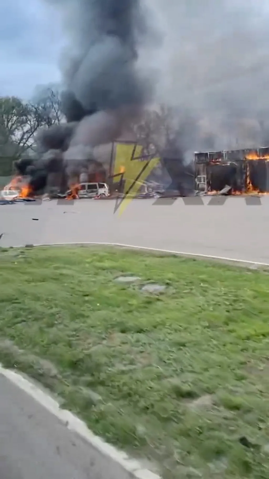 удар по АЗС у Чугуєві