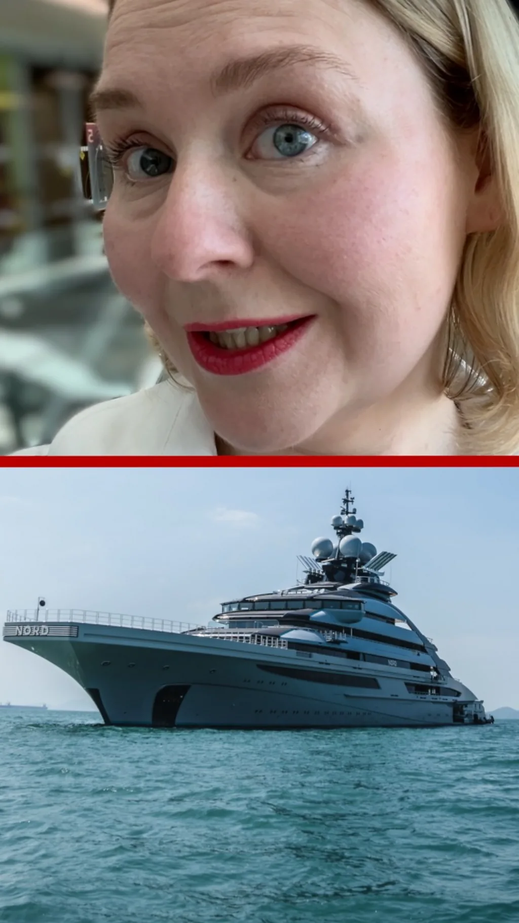 Мария Евстафьева и яхта Nord
