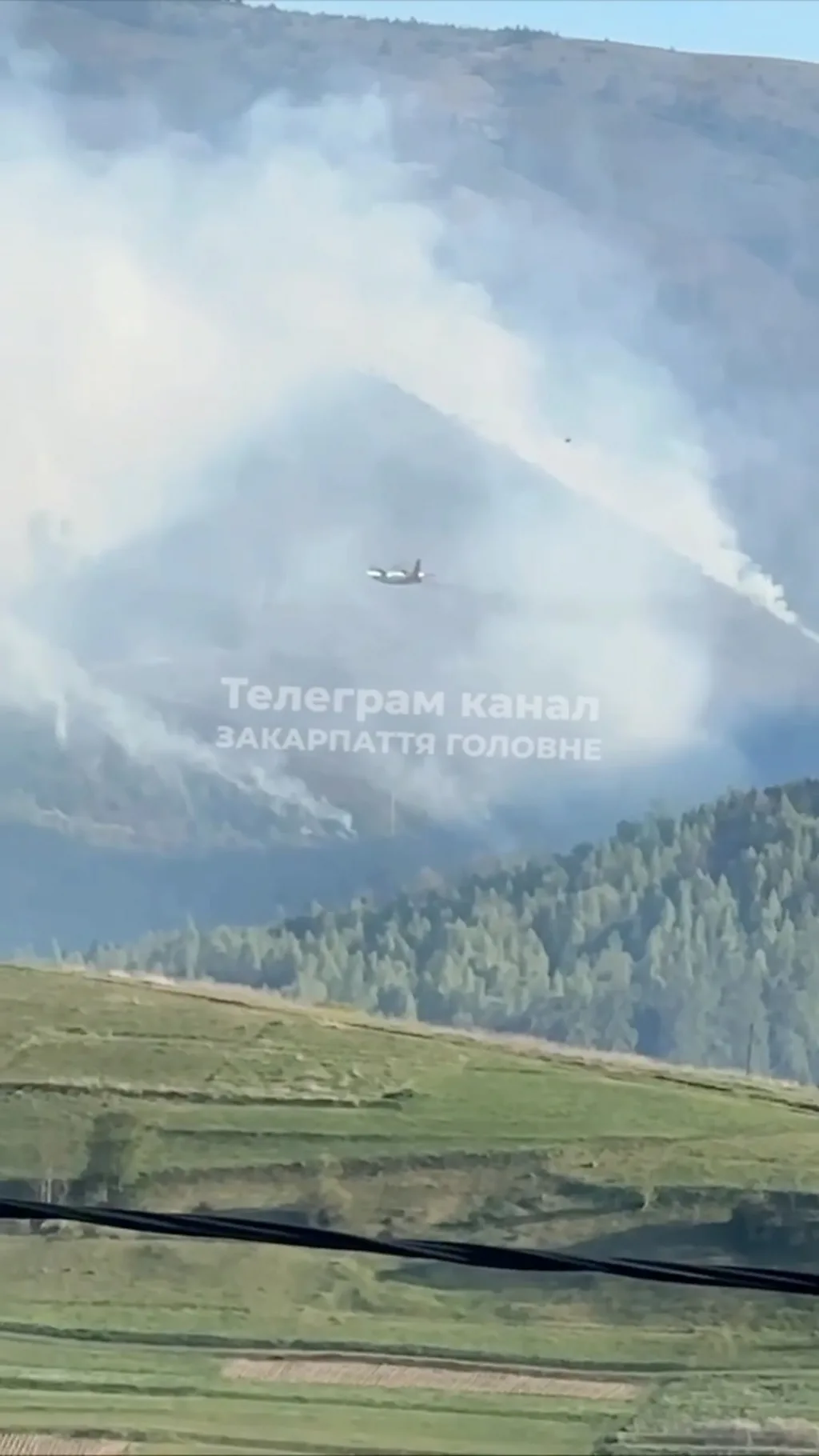 пожежі у Карпатах