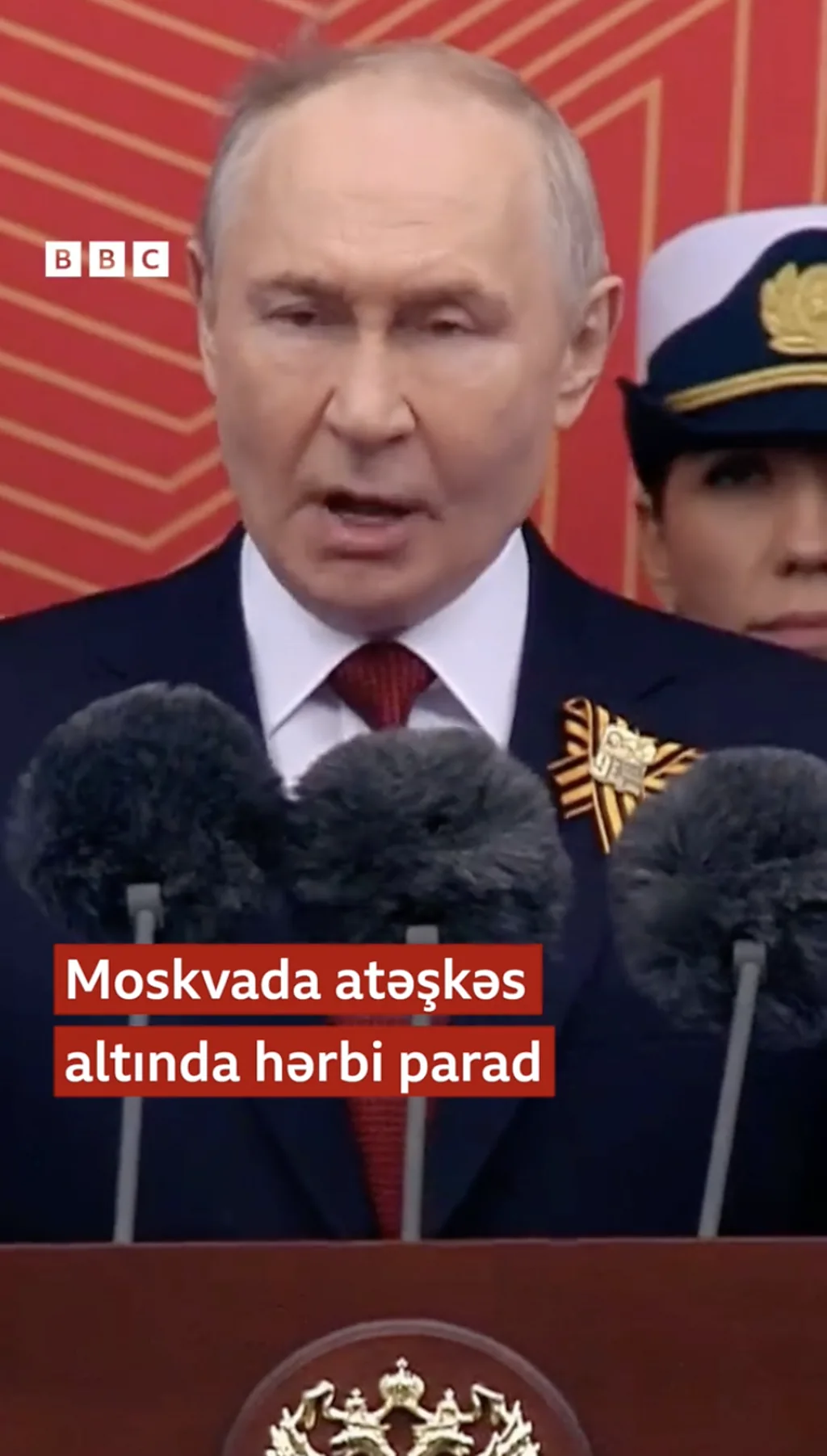 Moskvada atəşkəs altında hərbi parad