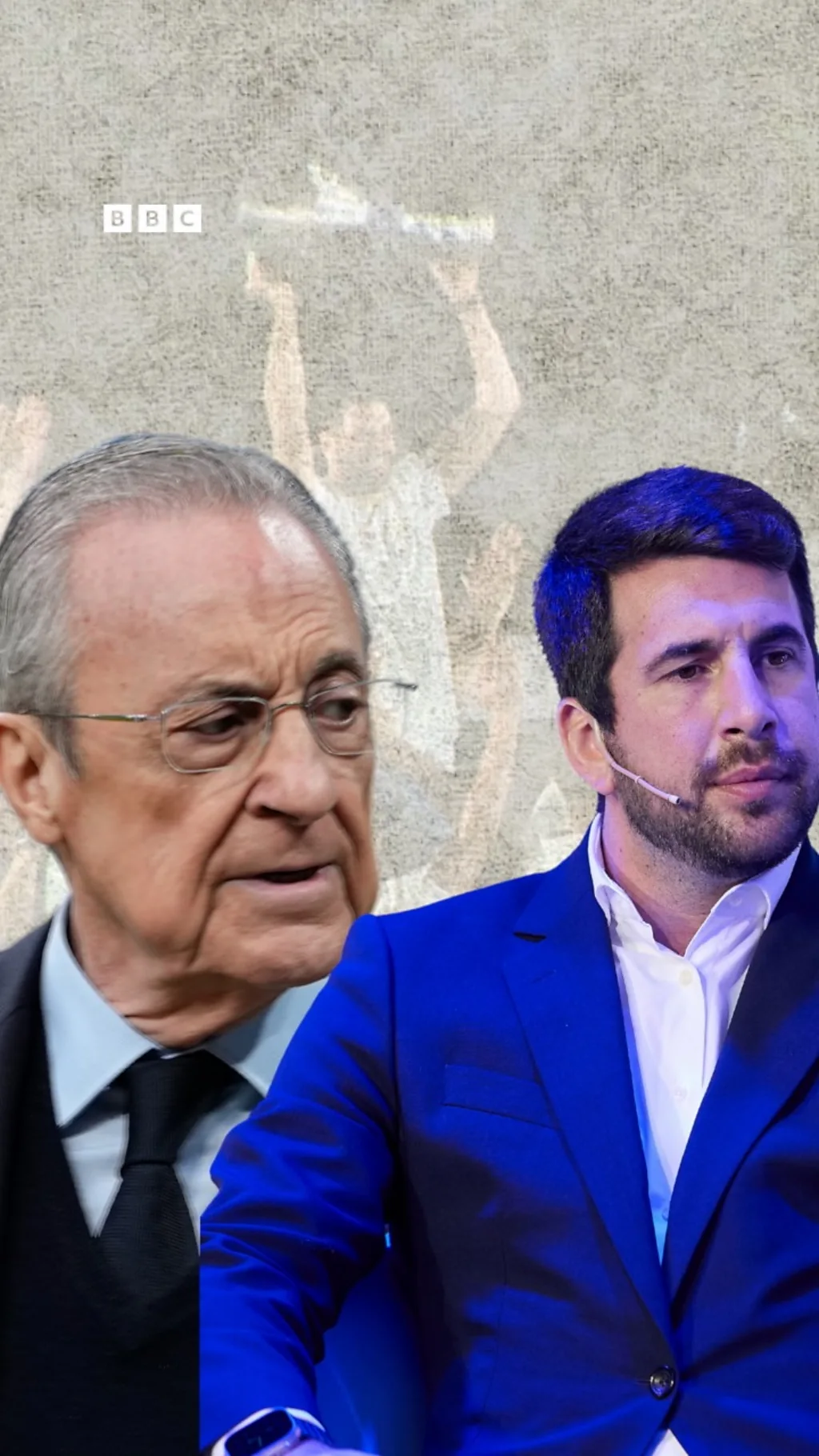 فلورنتينو بيريز ومنافسه على رئاسة ريال مدريد إنريكي ريكيلمي.. من يكونا؟