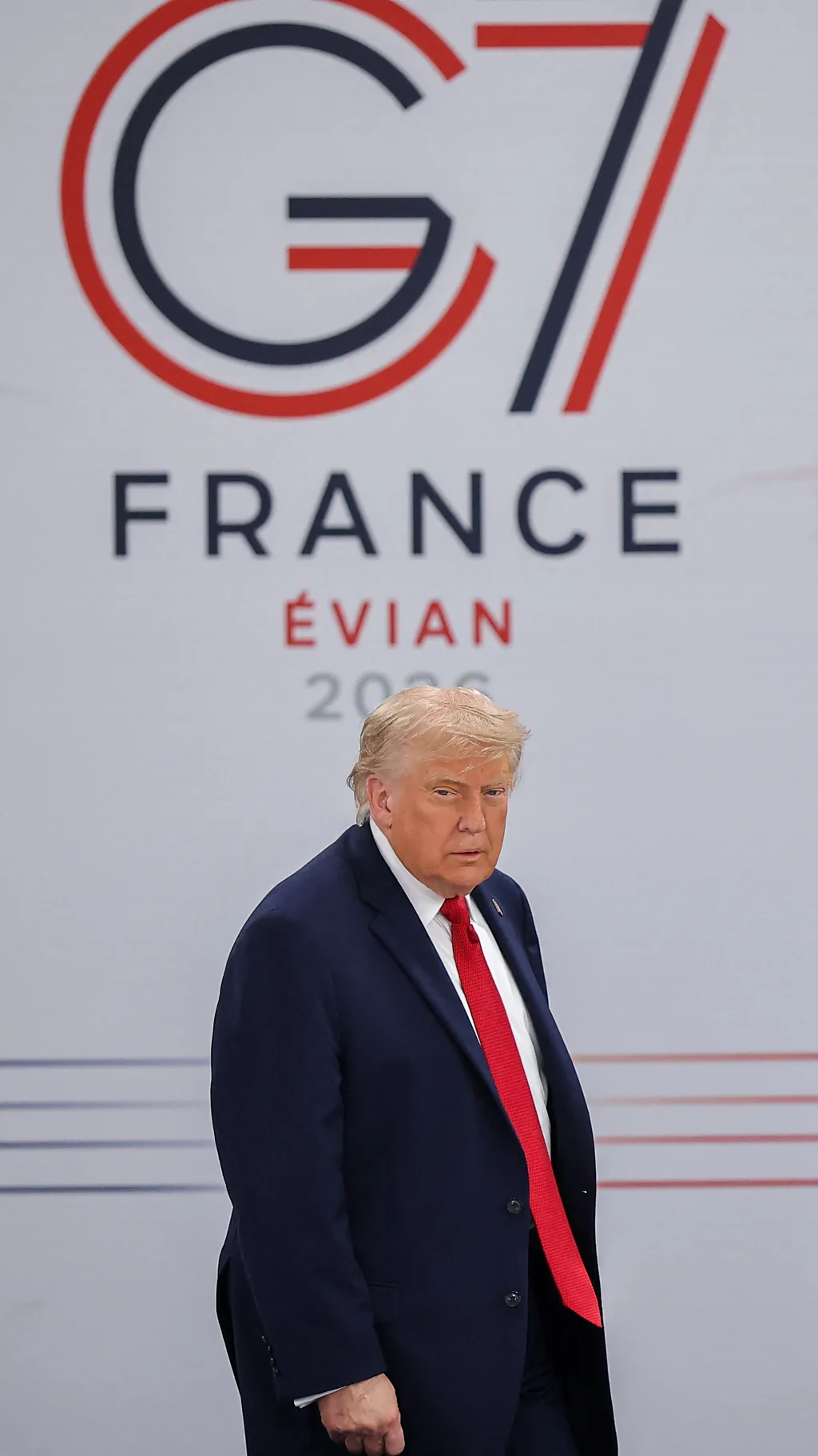 Дональд Трамп на саммите G7.