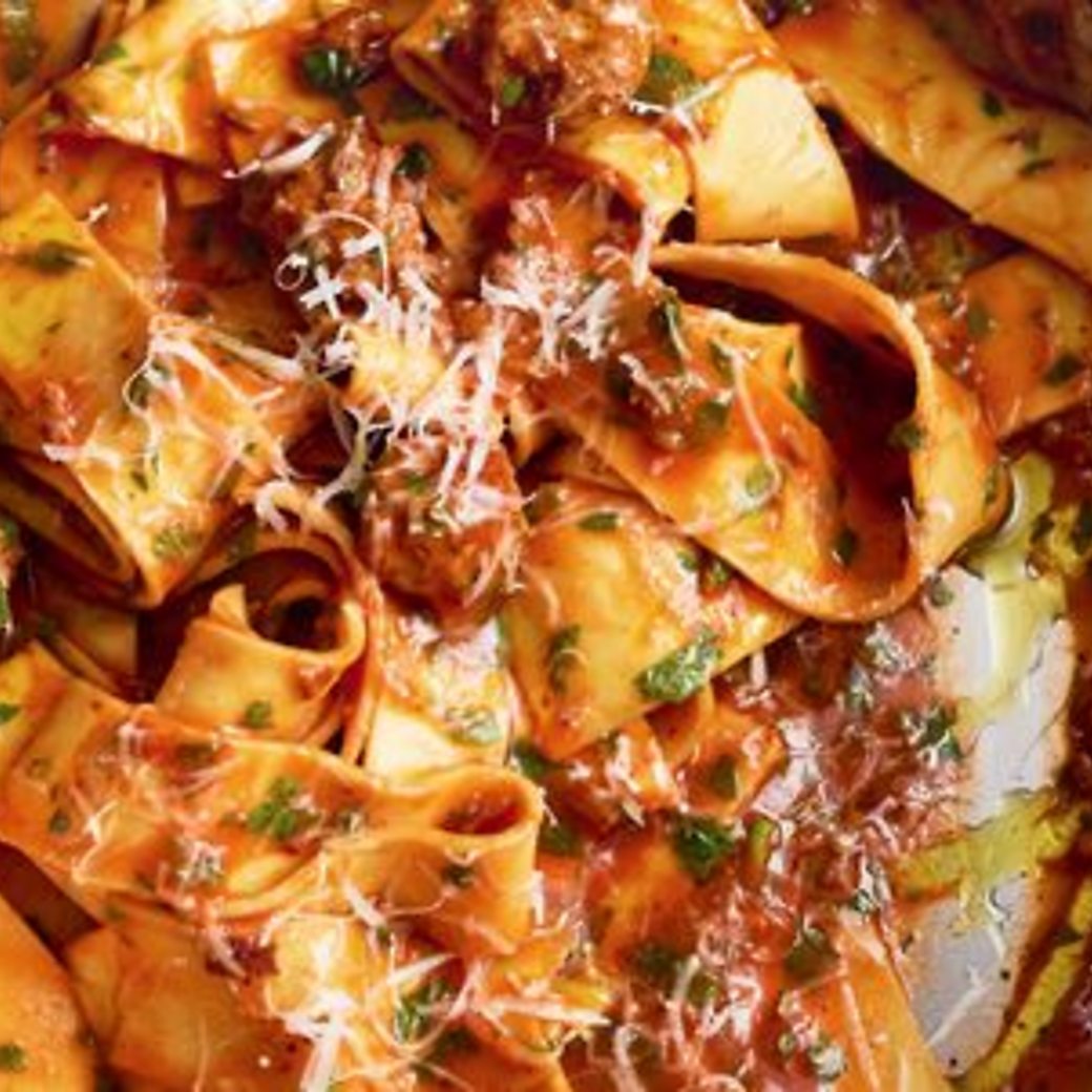 BBC One - The One Show - Jamie Oliver's One Pan Sausage Pappardelle