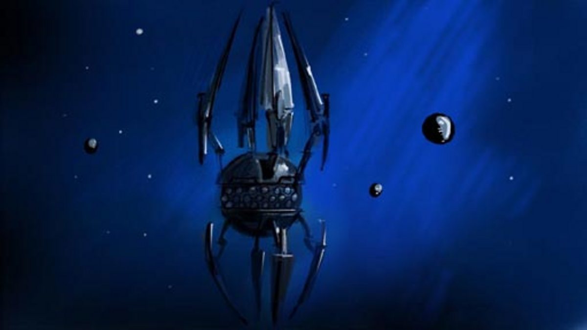 BBC One Sontaran Ship Revealed Above Earth Doctor Who, Series 5