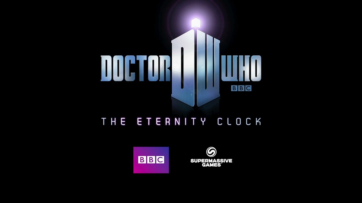 Show pl. Doctor who: the Eternity Clock. Doctor who PS Vita. Supermassive games. Doctor who the Eternity Clock logo.