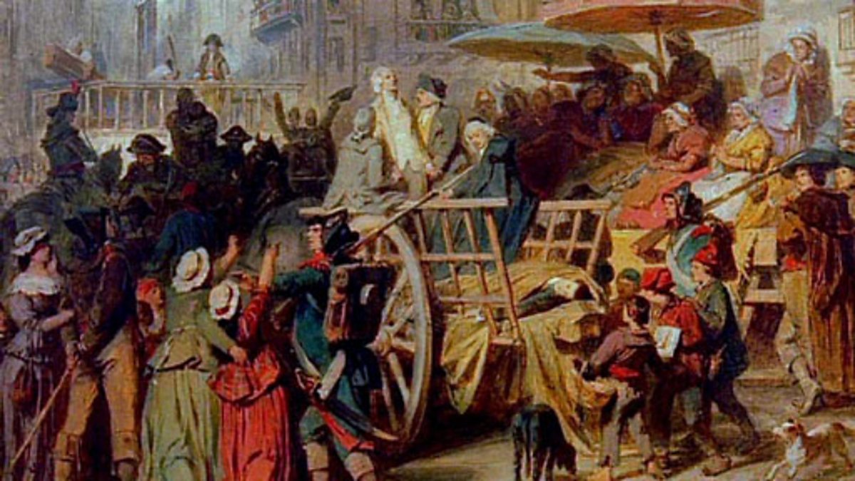 French Revolution Guillotine Painting