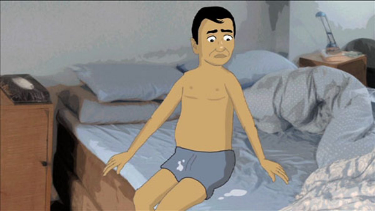Animation about wet dreams aimed at teenage boys with severe learning diffi...