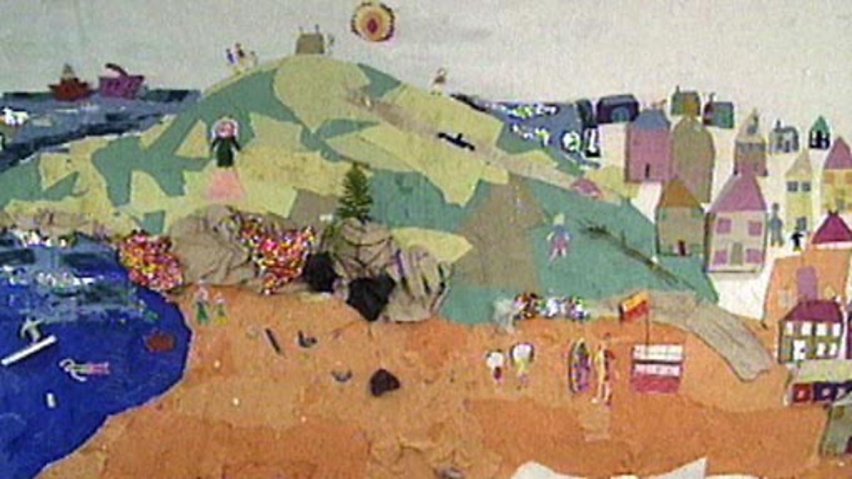 BBC Two Watch, Art Places, Seaside collage