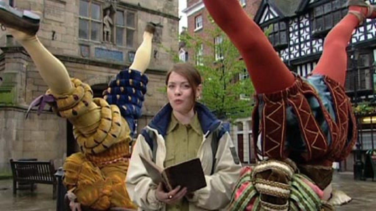 Street entertainers in Tudor times