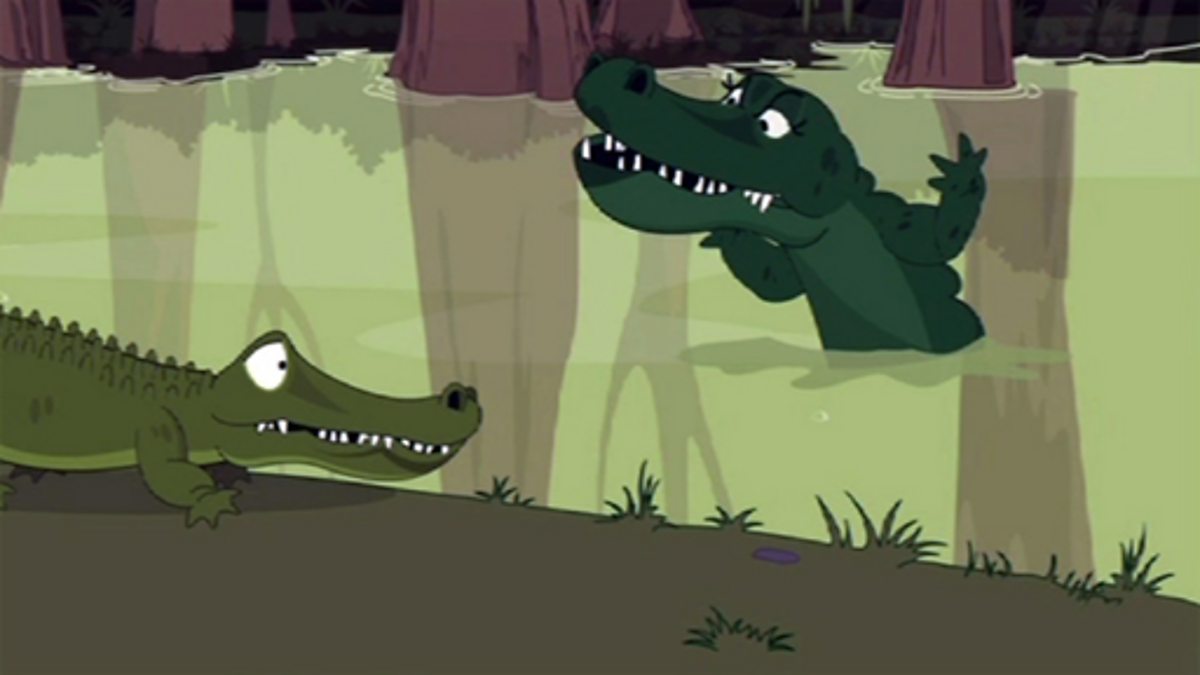 CBBC - Just So Darwin, Episode 1, Crocodile – the best hunter in the water  (animation)