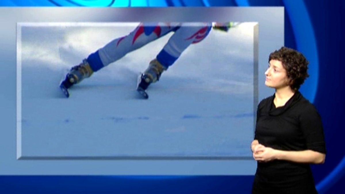 BBC Two Science Clips Investigates, Friction, Friction on the ski