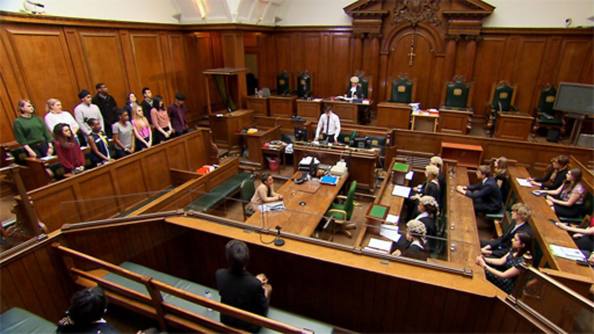 BBC Two Young Legal Eagles Mock Criminal Trial At The Old Bailey 