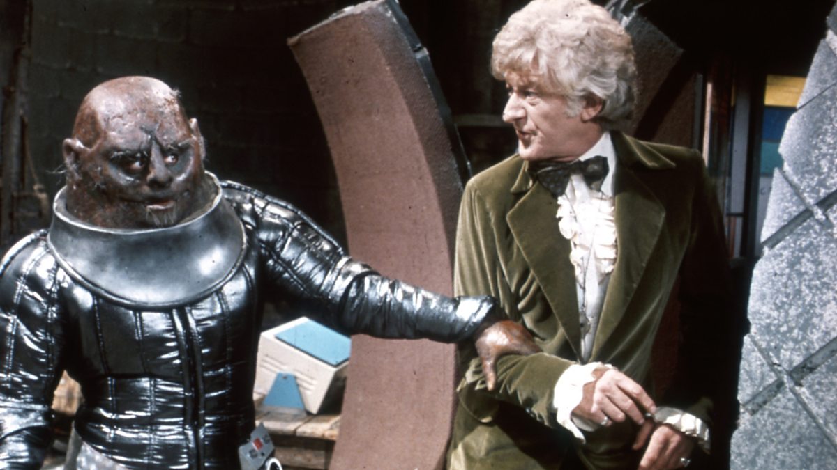 BBC One - Kevin Lindsay (left) and Jon Pertwee… - Doctor Who, Season 11 ...