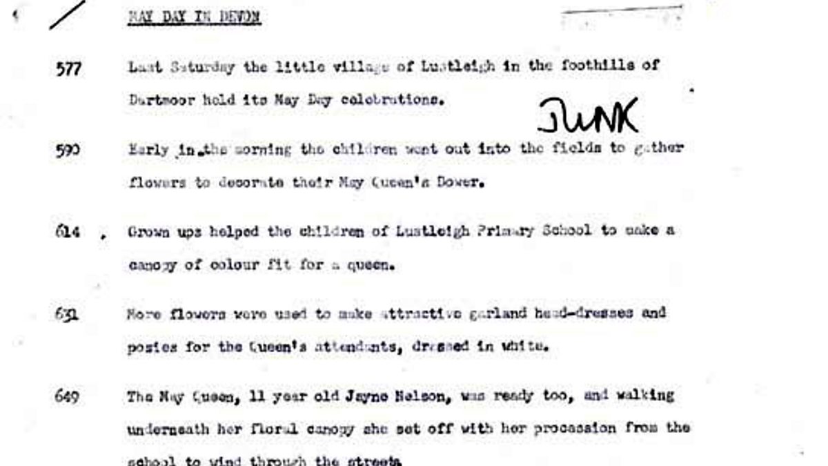 BBC - Children's Newsreel, 23/05/1961, Children's Newsreel Transcript ...