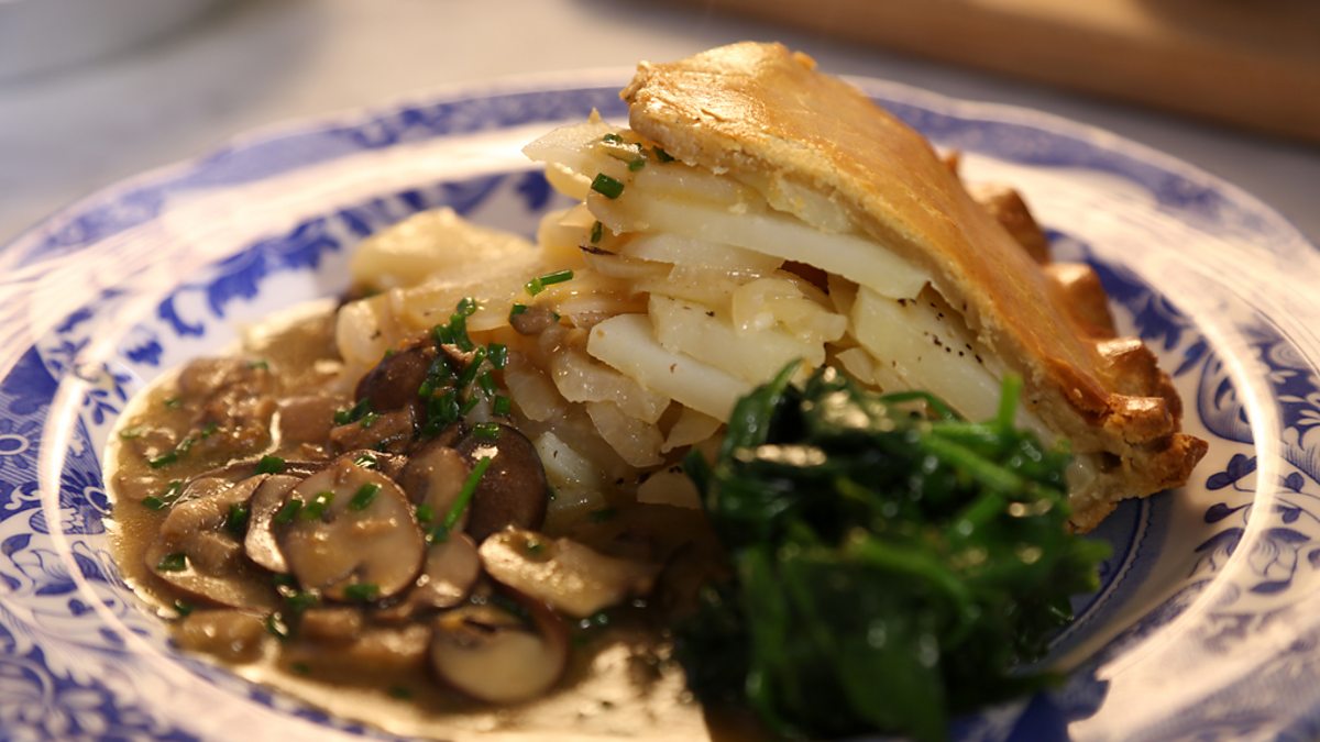 Bbc Two Hairy Bikers Best Of British Series 2 Potatoes Potato And Butter Pie With Mushroom