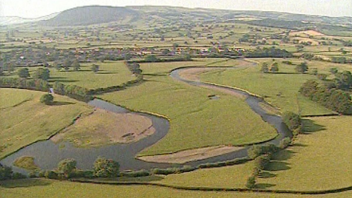 Meandering River With An Oxbow Lake