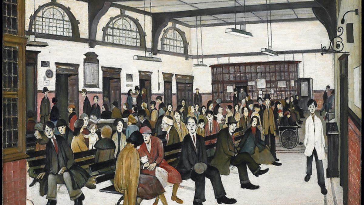 BBC Radio 4 L. S. Lowry, Ancoats Hospital Outpatients' Hall, 1952