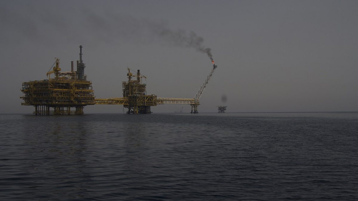 BBC Radio 4 Shared Qatar Oil Rigs Oil Platform at Al
