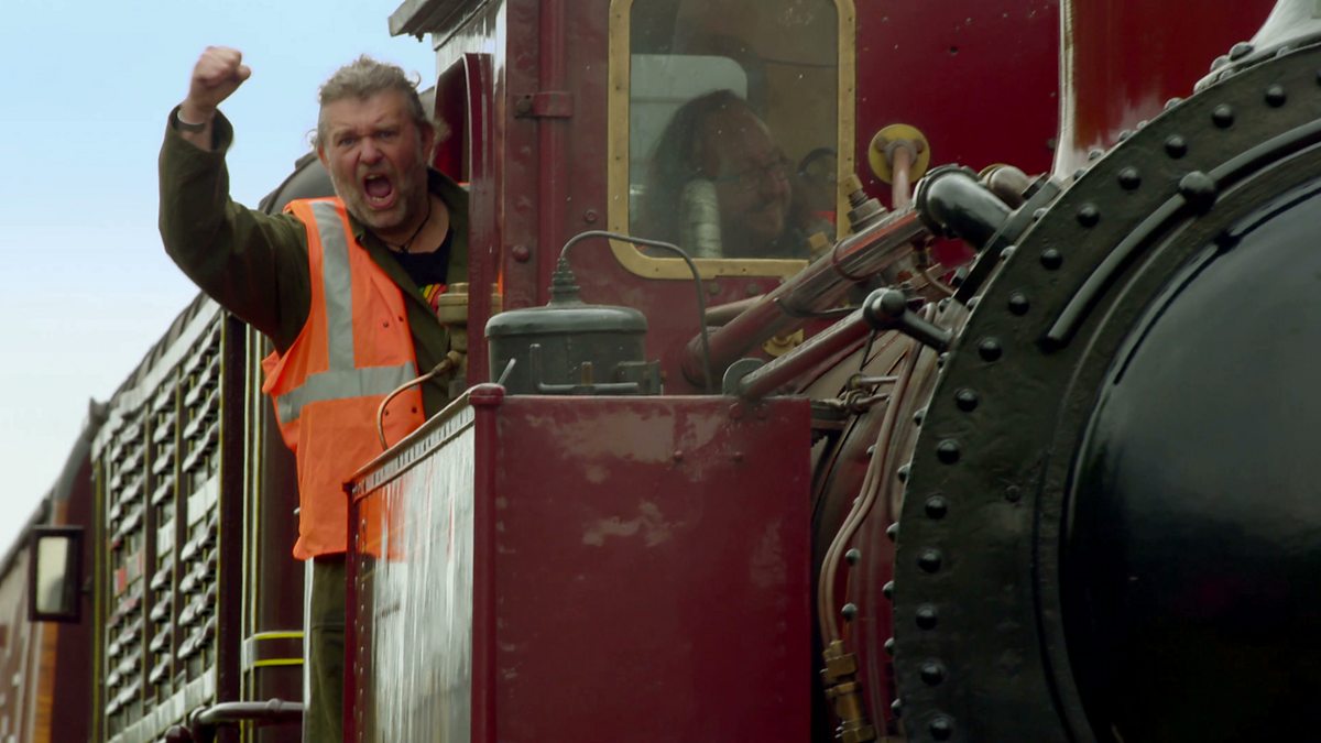 Bbc Two The Hairy Bikers Restoration Road Trip Episode 1 A Hairy Train Driver 