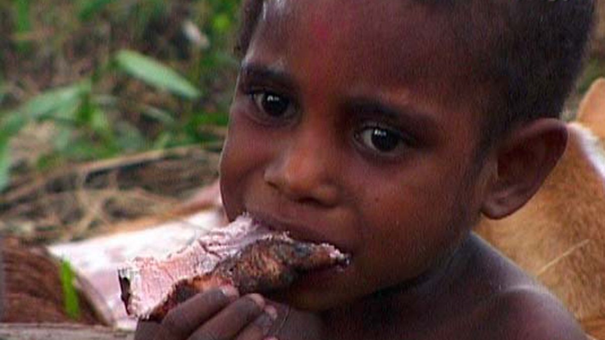 BBC Two - Indigenous Peoples: Climate and Eco-Systems, Cannibal tribe