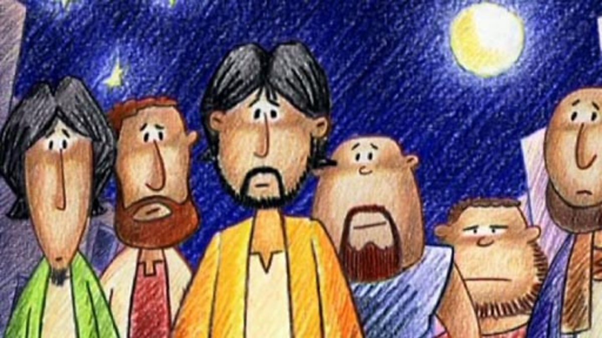 BBC Two - Watch, Christianity: Friends, The Last Supper (animation)