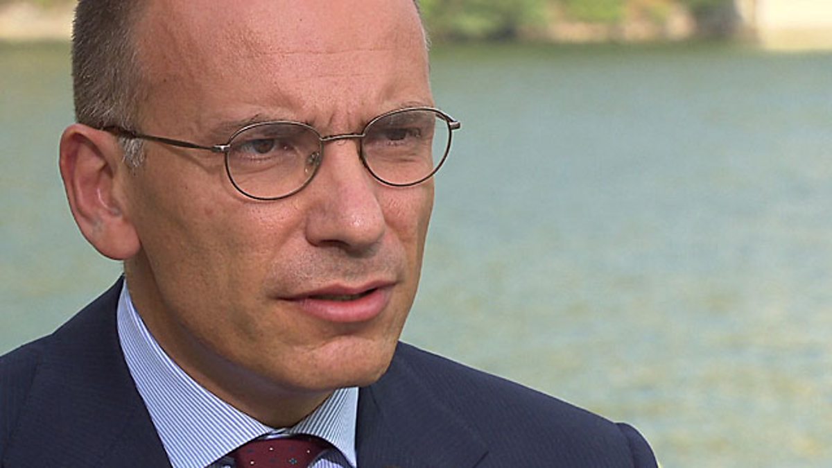 BBC News HARDtalk, Enrico Letta